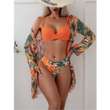 Sunset Bliss 3-osainen bikinisetti