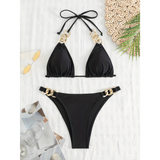 Kultainen Glamour Kolmio Bikini
